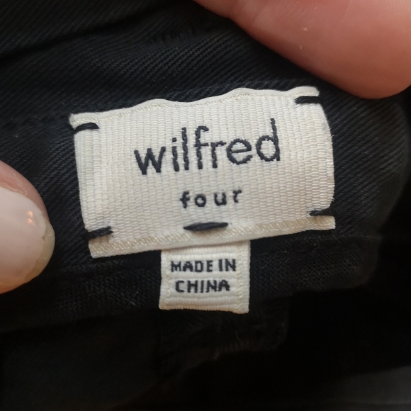 Wilfred high-waisted black slouchy pants - Picture 4 of 4
